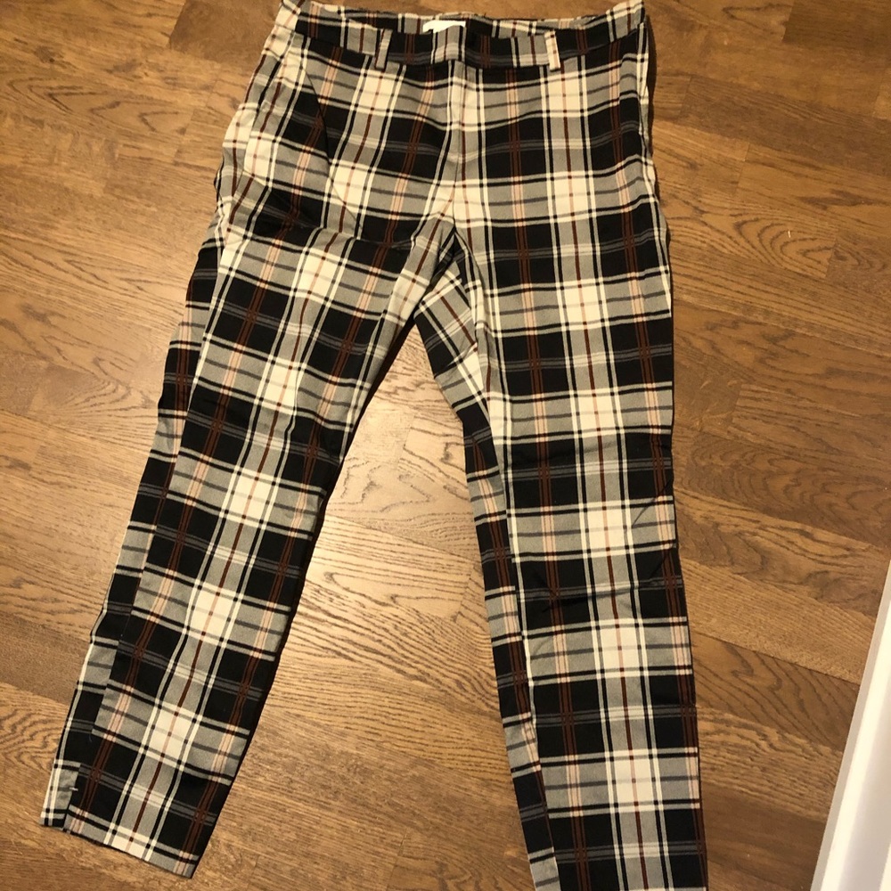 H&M Plaid Trousers